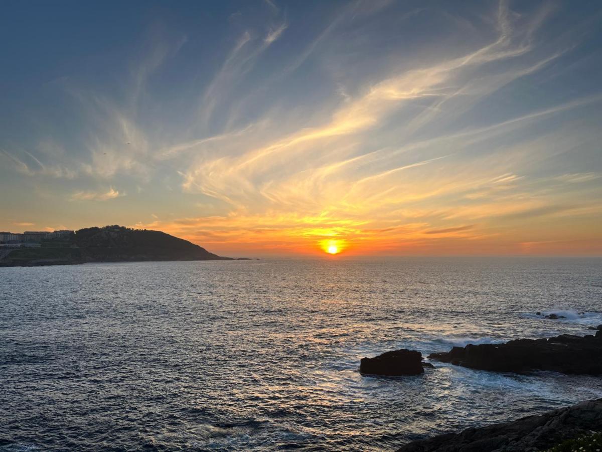 Primera Linea De Playa De Riazor A Coruña Exteriör bild